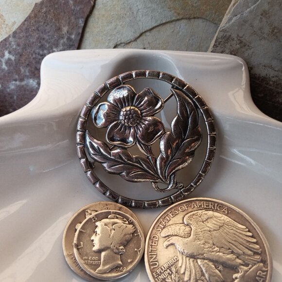 Pre 1945 Danecraft (Felch) Sterling Brooch - Picture 3 of 6